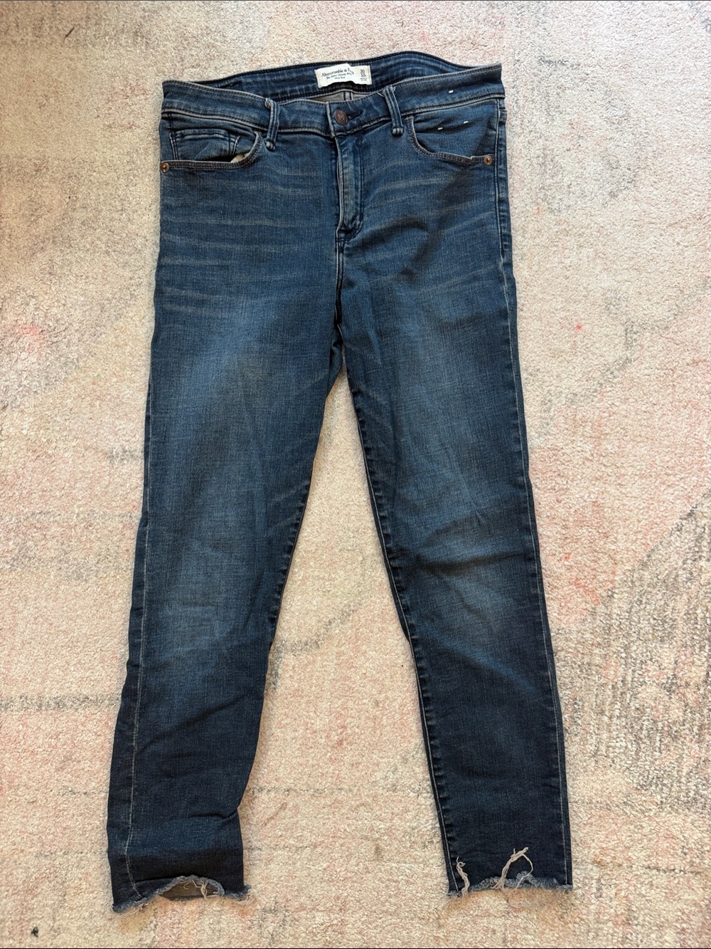 Women's Dark Indigo Skinny Jeans - Slim Stretch Fit